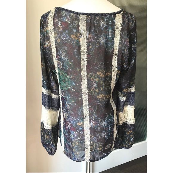 Sheer boho top by Gimmicks by BKE - Picture 2 of 5